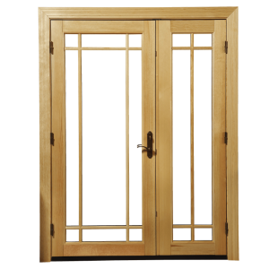 Factory Clad Timber Casement Door, Double Glass, Save Energy, Soundproof, Triple Glass, Hinged Door For Living Room