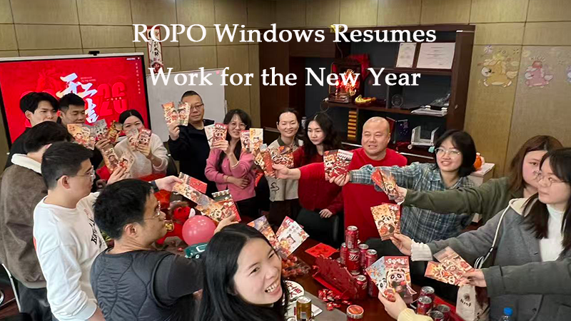 ROPO Windows Resumes Work for the New Year | Energy-Efficient Windows Manufacturer