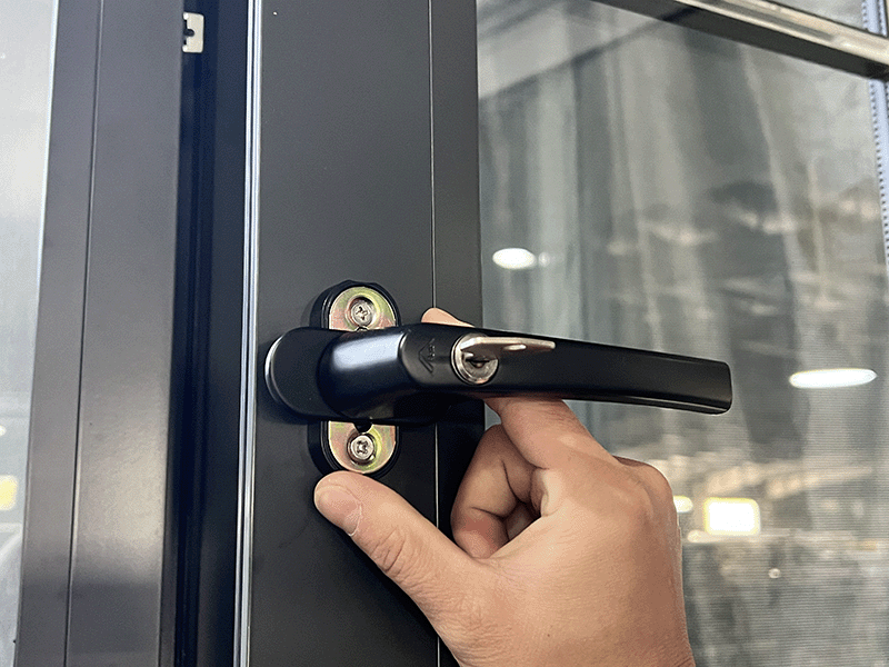 tilt&turn window handle installation