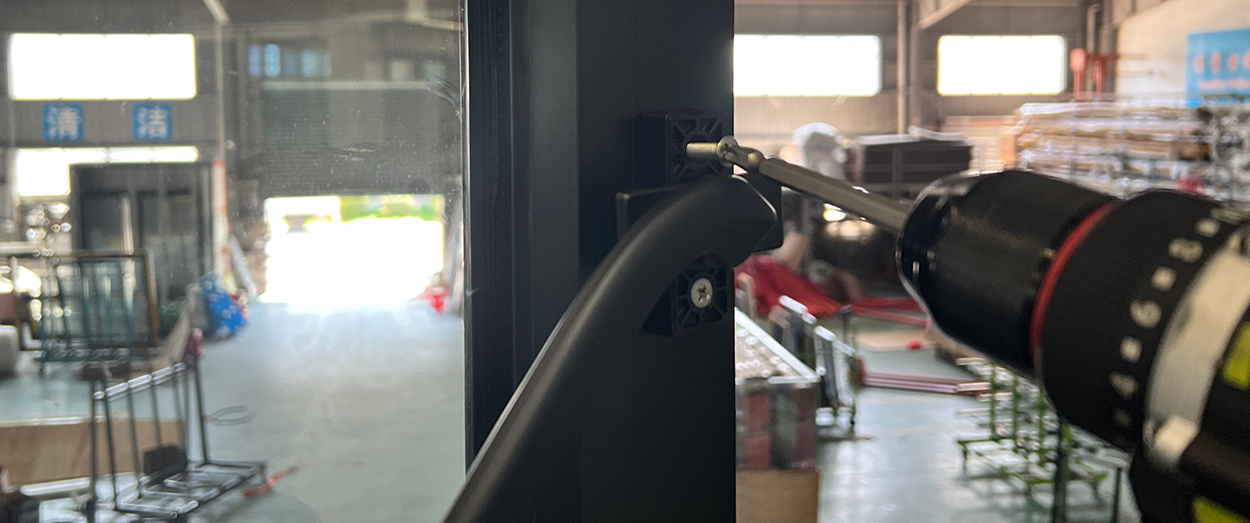 casement window handle installation