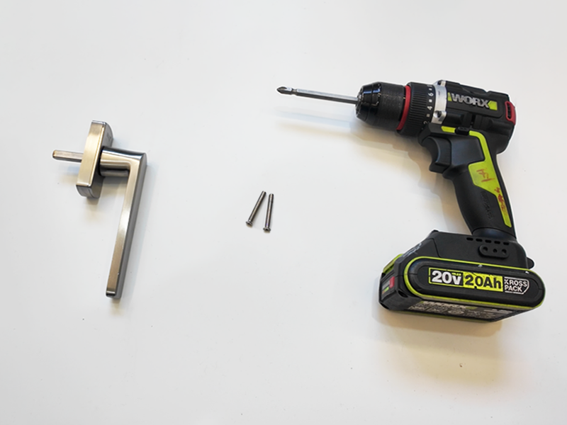 how to install a sliding window handle