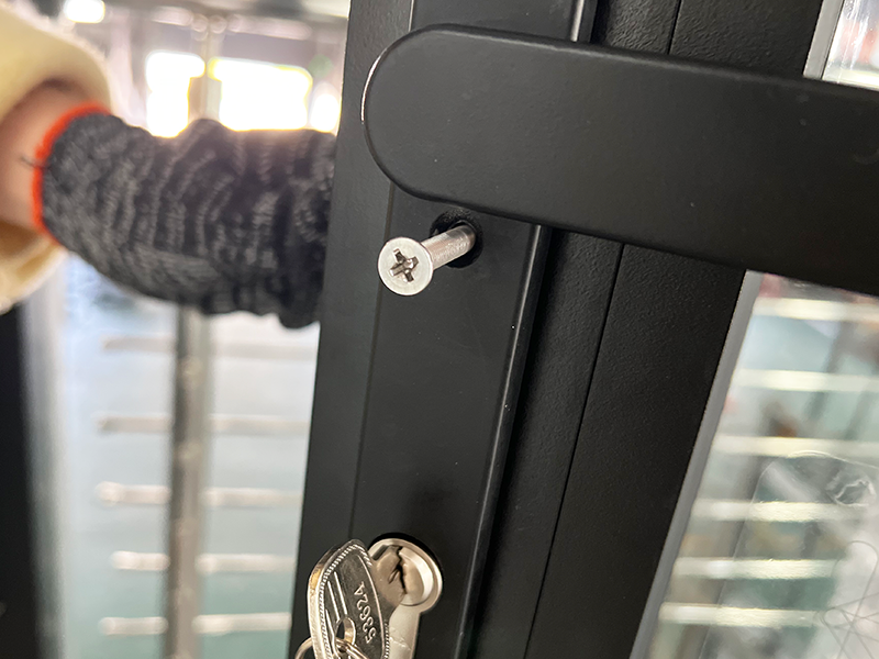 hinged door hardware system