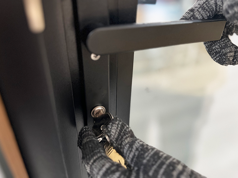 hinged door installation