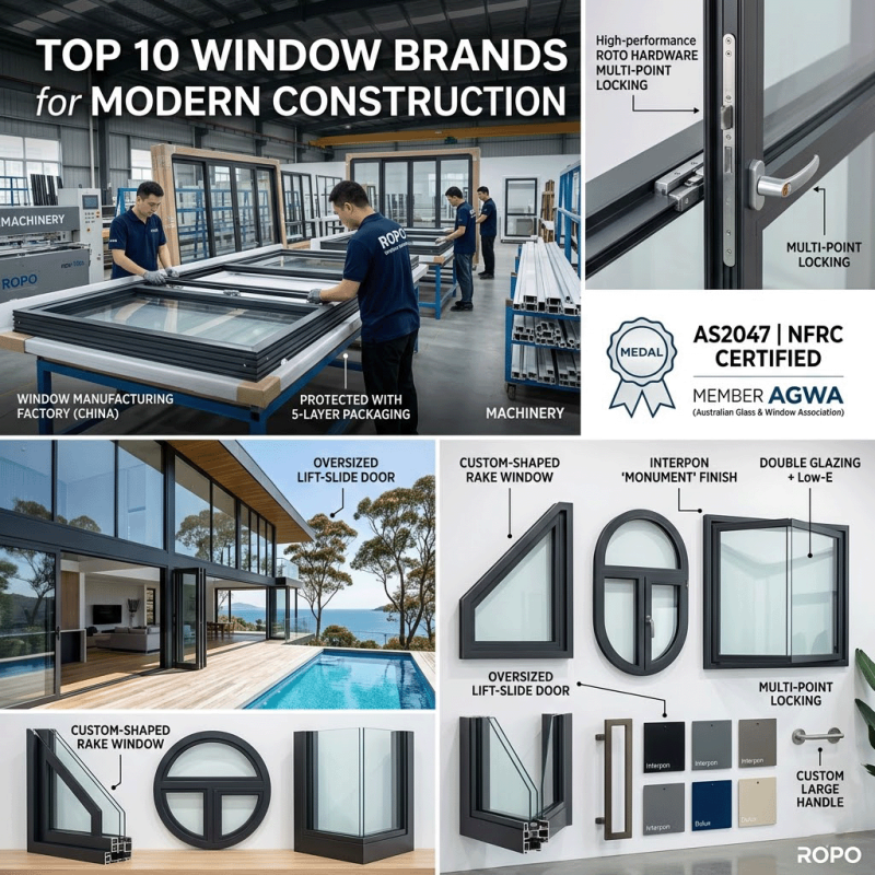 Top 10 Window Brands for Modern Construction: A Builder's Guide to Quality, Certification & Custom Solutions
