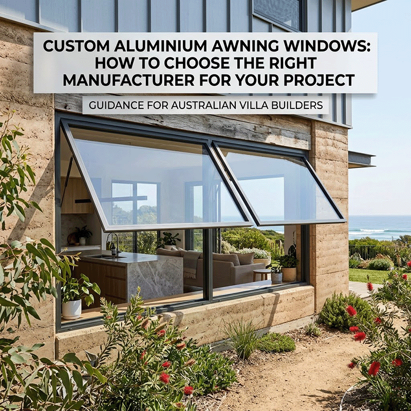 Custom Aluminium Awning Windows: How to Choose the Right Manufacturer for Your Project
