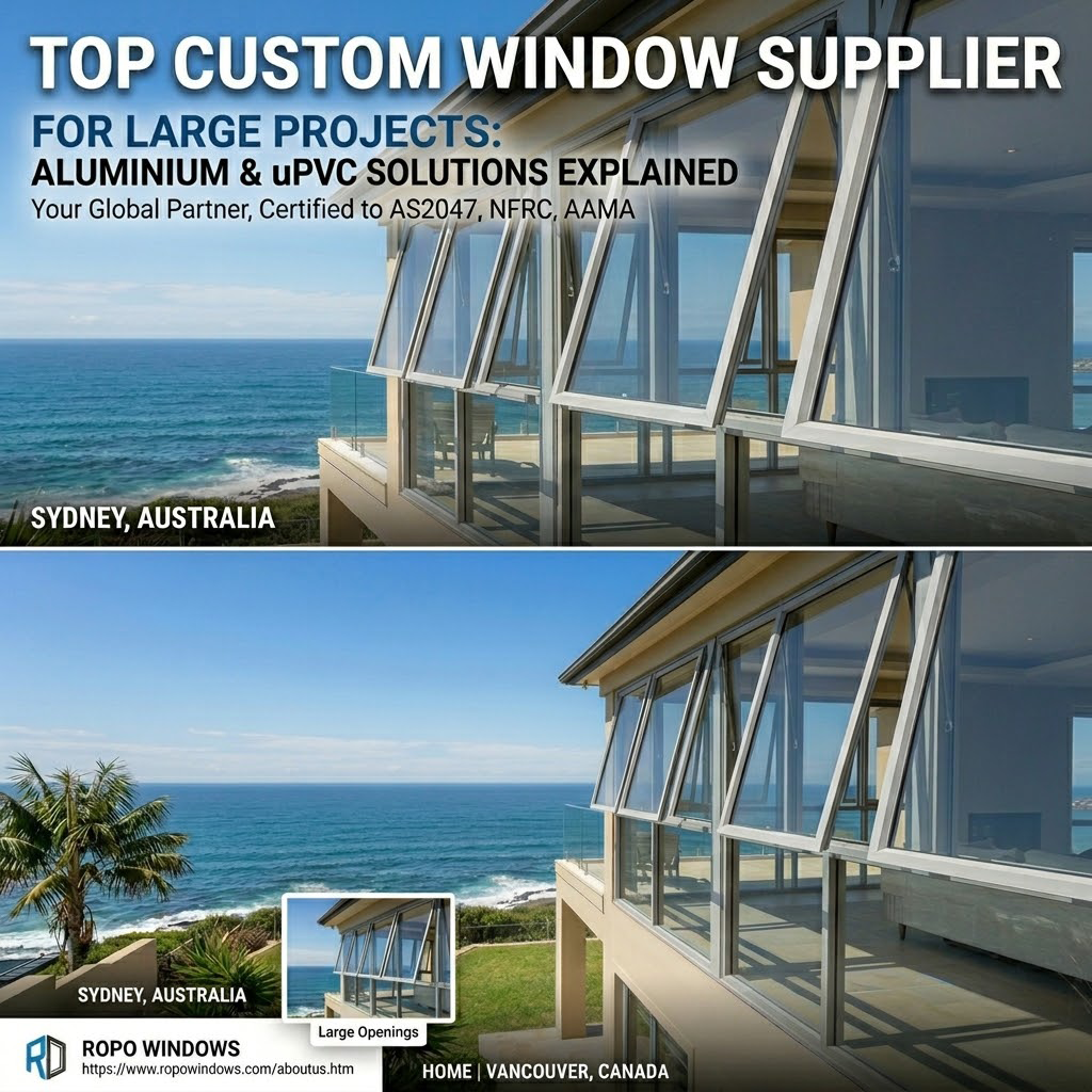 Top Custom Window Supplier for Large Projects: Aluminium & uPVC Solutions Explained