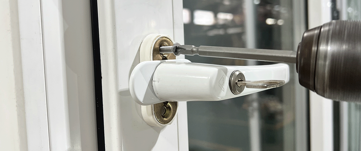 sliding window handle installation
