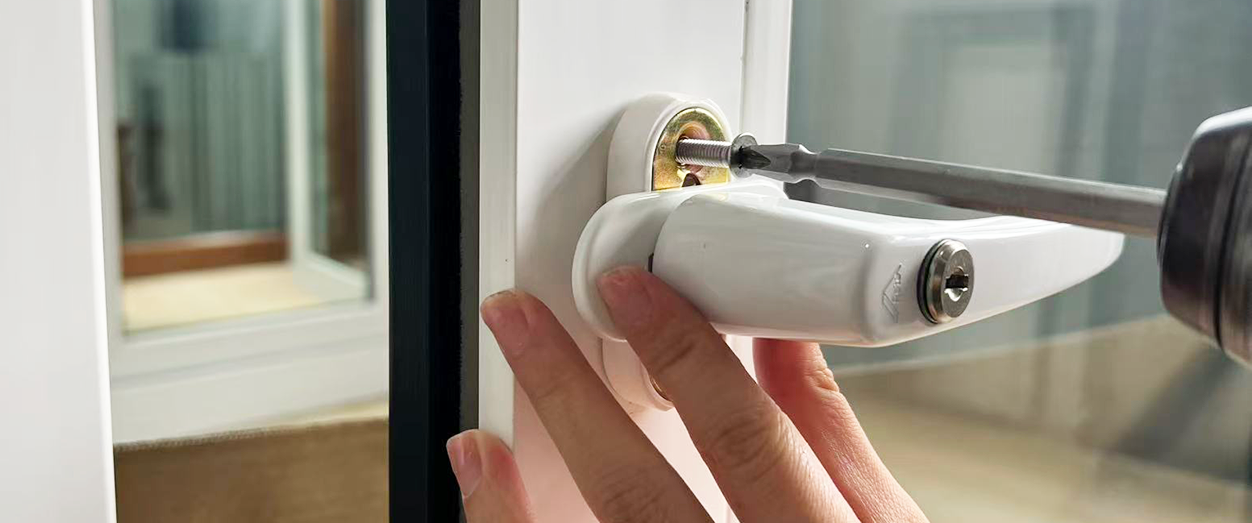 sliding window handle installation