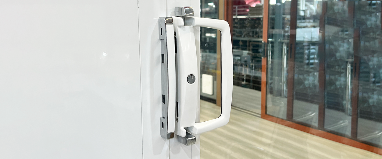 install sliding door handle