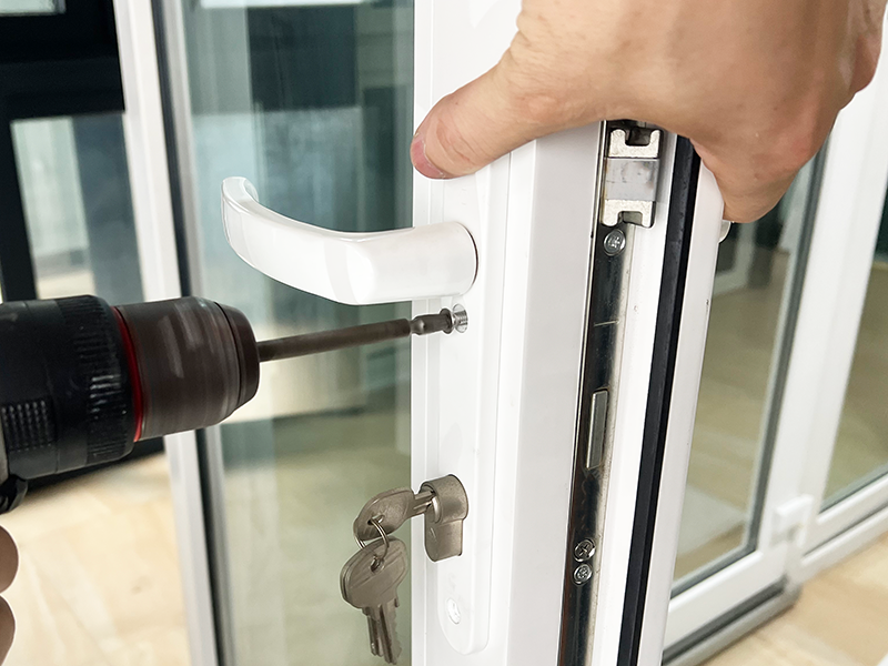 Folding door hardware system