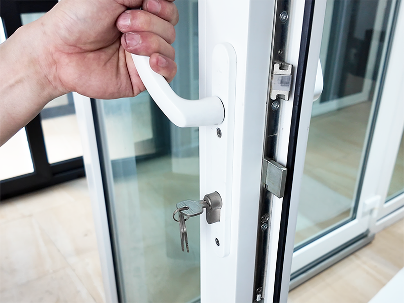 Folding door installation