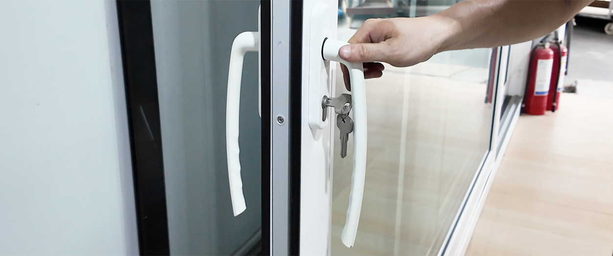 install lift and sliding door handle