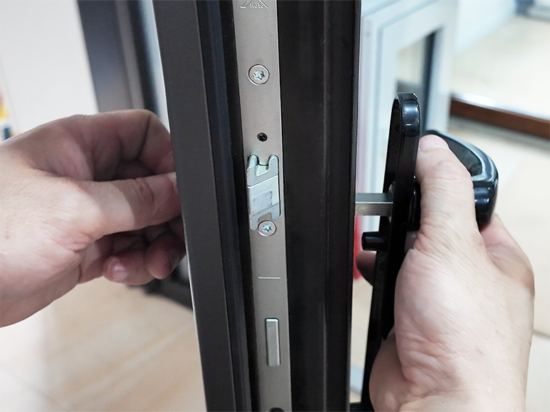 uPVC hinged door