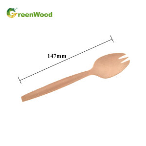Disposable Wooden Spork in bluk | Wooden Cutlery Sets Wholesale