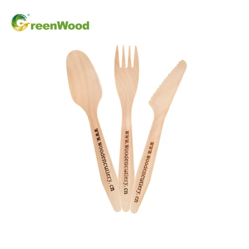 Wholesale Disposable Wooden Cutlery Sets 165mm | OEM Wooden Cutlery Manufacturer