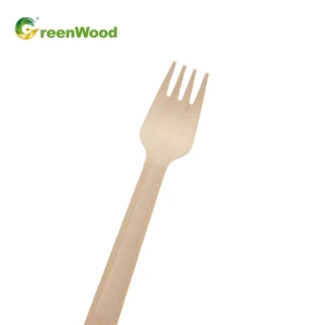 Disposable Wooden Cutlery Sets 160mm with Raised Handle | Wooden Cutlery Sets Wholesale