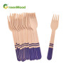 Biodegradable Disposable Wooden Tableware with Colour | Wooden tableware set