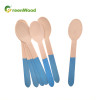 Biodegradable Disposable Wooden Tableware with Colour | Wooden tableware set
