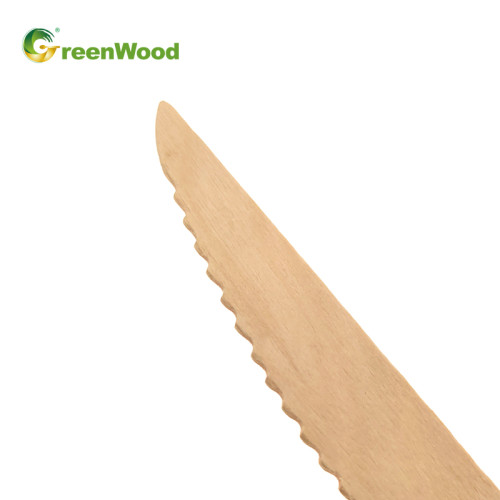 Einweg-Holzmesser 160mm | Großhandel mit Bestecksets aus Holz
