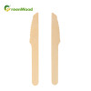 Couteau en bois jetable biodégradable 140mm | Ensembles de couverts en bois Vente en gros