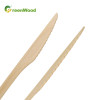 Umweltfreundliches Einweg-Holzmesser 160 mm mit erhöhtem Griff | Großhandel mit Bestecksets aus Holz