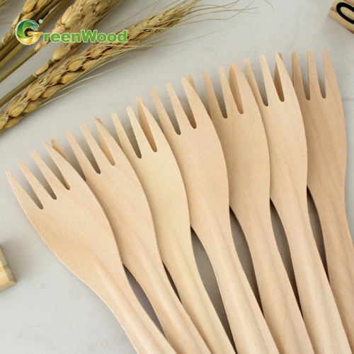 Disposable Wooden Fork 185mm | Wooden Forks Wholesale