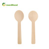 Mini cucchiaio monouso in legno 100 mm | Cucchiaio rotondo in legno | Cucchiai da gelato in legno all'ingrosso