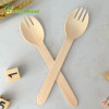 Disposable Wooden Spork 160mm | Wooden Cutlery Sets Wholesale