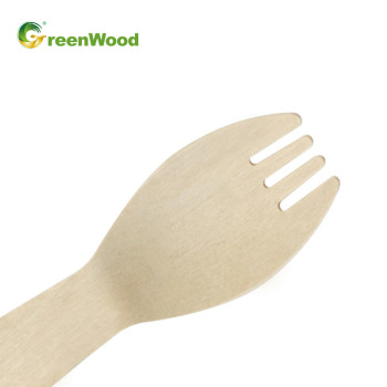 Disposable Wooden Spork 92mm | Wooden Cutlery Sets Wholesale
