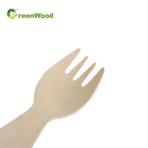 Disposable Wooden Spork 80mm | Wooden Cutlery Sets Wholesale
