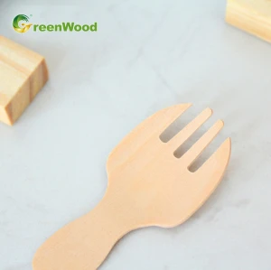 Disposable Wooden Spork 60mm | Wooden Cutlery Sets Wholesale