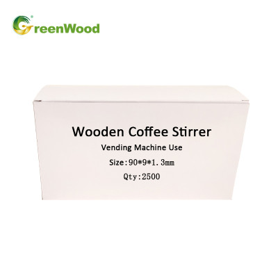 Einweg-Kaffeerührer aus Holz für Verkaufsautomaten | Hölzerne Kaffeerührer Großhandel