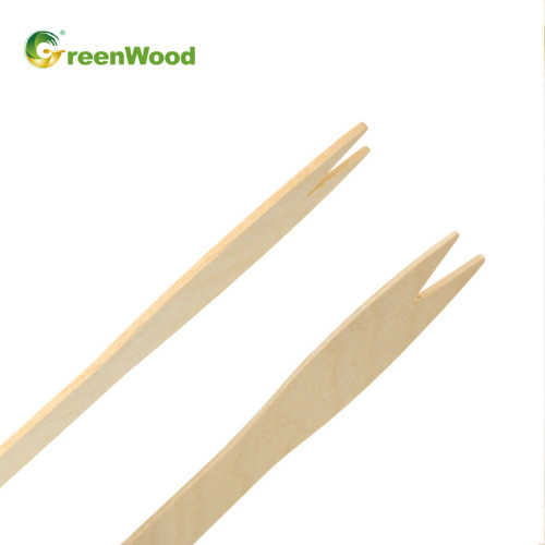 Disposable Wooden Fruit Forks 95mm | Wooden Fruit Forks Wholesale