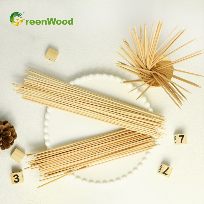 Disposable Bamboo BBQ Skewers in bluk |  BBQ Skewers Wholesale