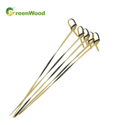 Disposable Bamboo Decorative Colorful Skewers in bluk |  BBQ Skewers Wholesale