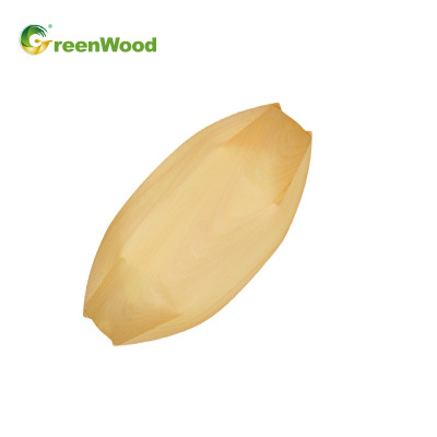 Disposable Wooden Food Boats in bluk |  Wooden Food Boats Wholesale