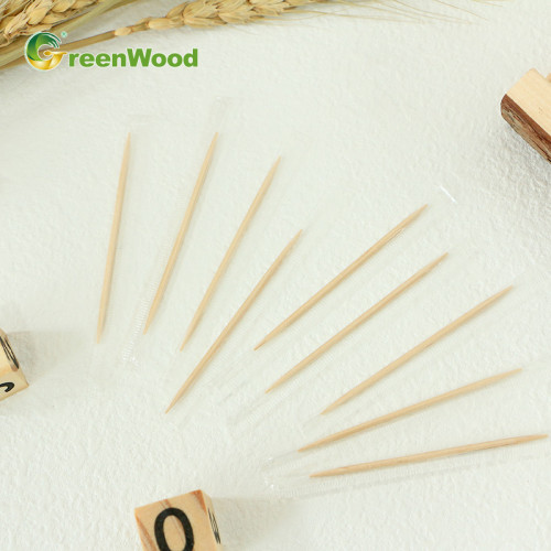 Disposable Wooden Toothpicks with Plastic Bag |  Toothpicks & Cocktail Skewers Wholesale