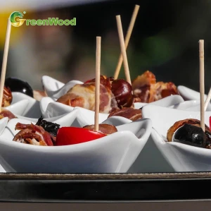 Disposable Wooden Toothpicks with Paper Bag |  Toothpicks & Cocktail Skewers Wholesale