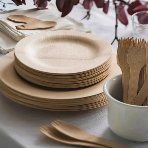 Disposable Wooden Plates