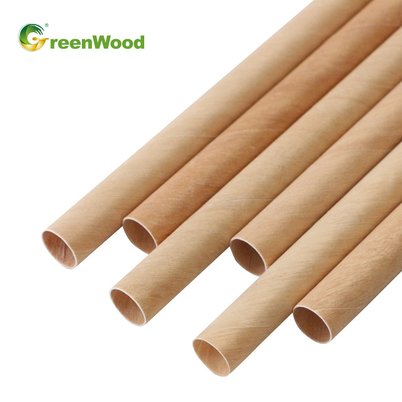 Einweg-Strohhalme aus Holz | Abbaubar Umweltfreundlich | Massenverkauf | Großhandel