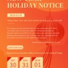 New Year's Holiday Closure Notice