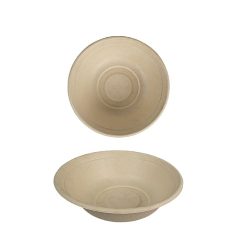 Disposable Biodegradable Bagasse Round Bowl for Food Serving