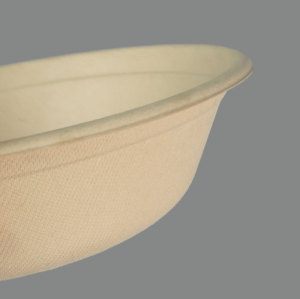 Disposable Bagasse Round Bowl Series | SALAD SOUP BOWL