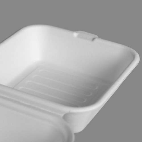 Compostable Bagasse Rectangle Meal Container