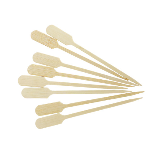 Bamboo BBQ Stick Teppo Gun Skewers with Rounded Tail