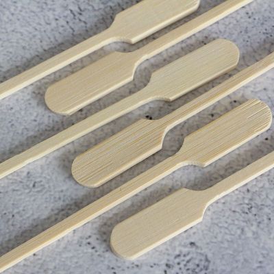 Bamboo BBQ Stick Teppo Gun Skewers with Rounded Tail
