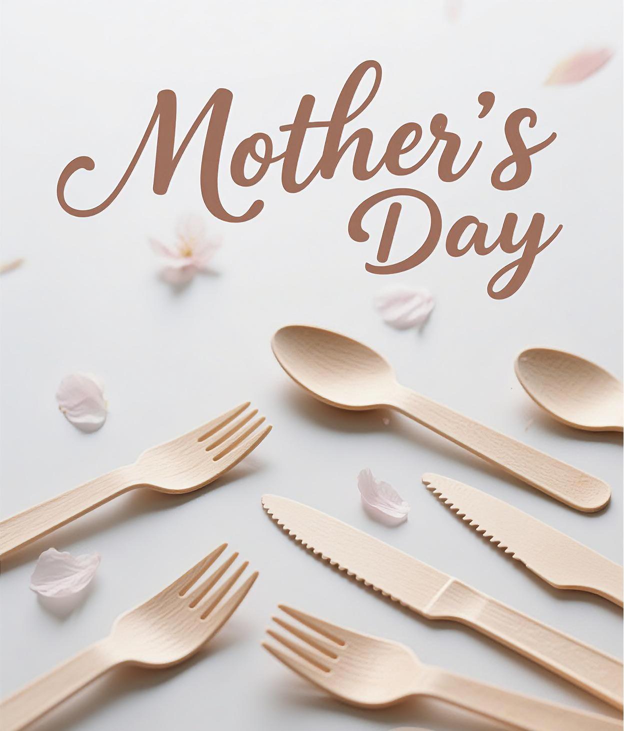 disposable wooden cutlery set