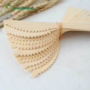 OEM & ODM Bamboo Knife Wholesale - 170mm Disposable Serrated Table Knife for Take-out, Perfect for Restaurants and Catering Services