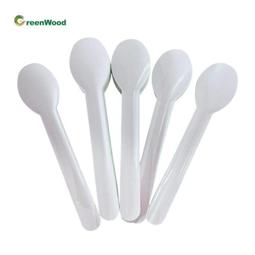 Biodegradable disposable paper tableware spoon paper disposable tableware
