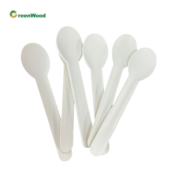 Biodegradable disposable paper tableware spoon paper disposable tableware